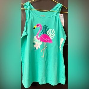 ⭐️ NWT ⭐️ GIRLS Size XL (14/16) tank-top with sequins.